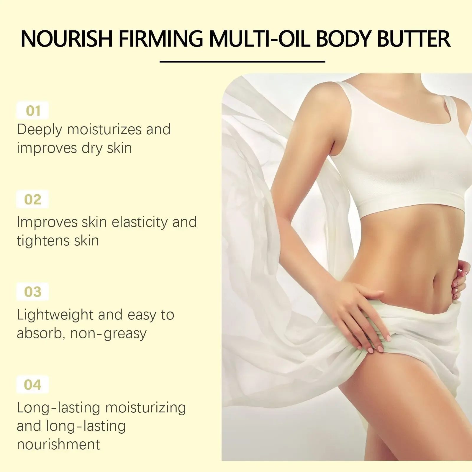 West & Month Moisturizing Firming Body Moisturizer Skin Massage Moisturizing Care Hydrating Moisturizing Firming Skin Beauty 5