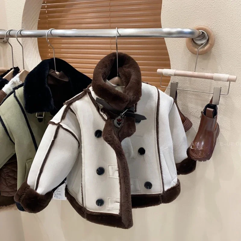 Children's boys fall winter Korean version of the jacket new children's clothing men women baby padded thickened jacket