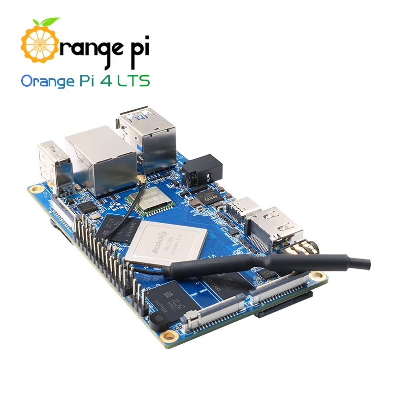 Orange Pi 4 LTS 4GB LPDDR4+16GB EMMC Rockchip RK3399,Support