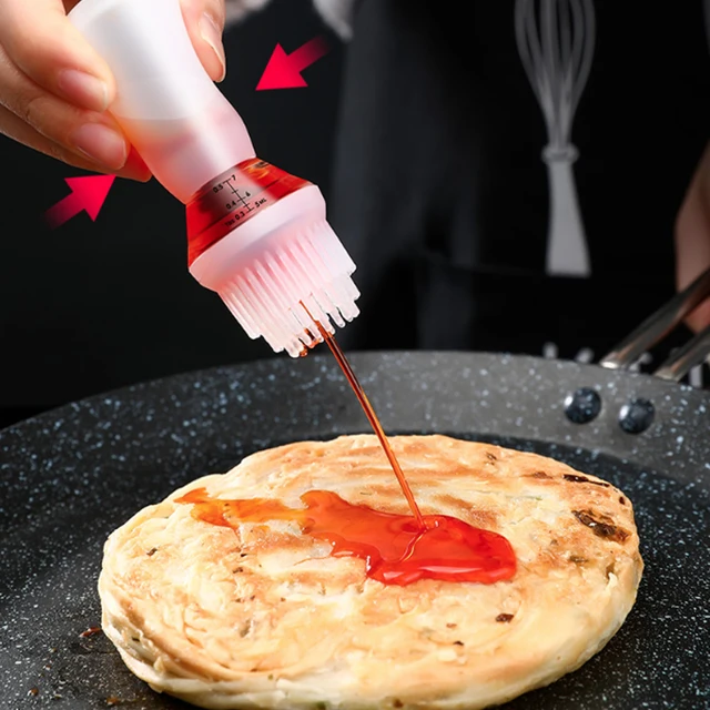 Szilikon Olajkefe Olaj Palack Grill Szerszámok Mézes Kefe Sütés Tészta Palacsinta Kefék Konyhai Sütő Kiegészítők - Image 5