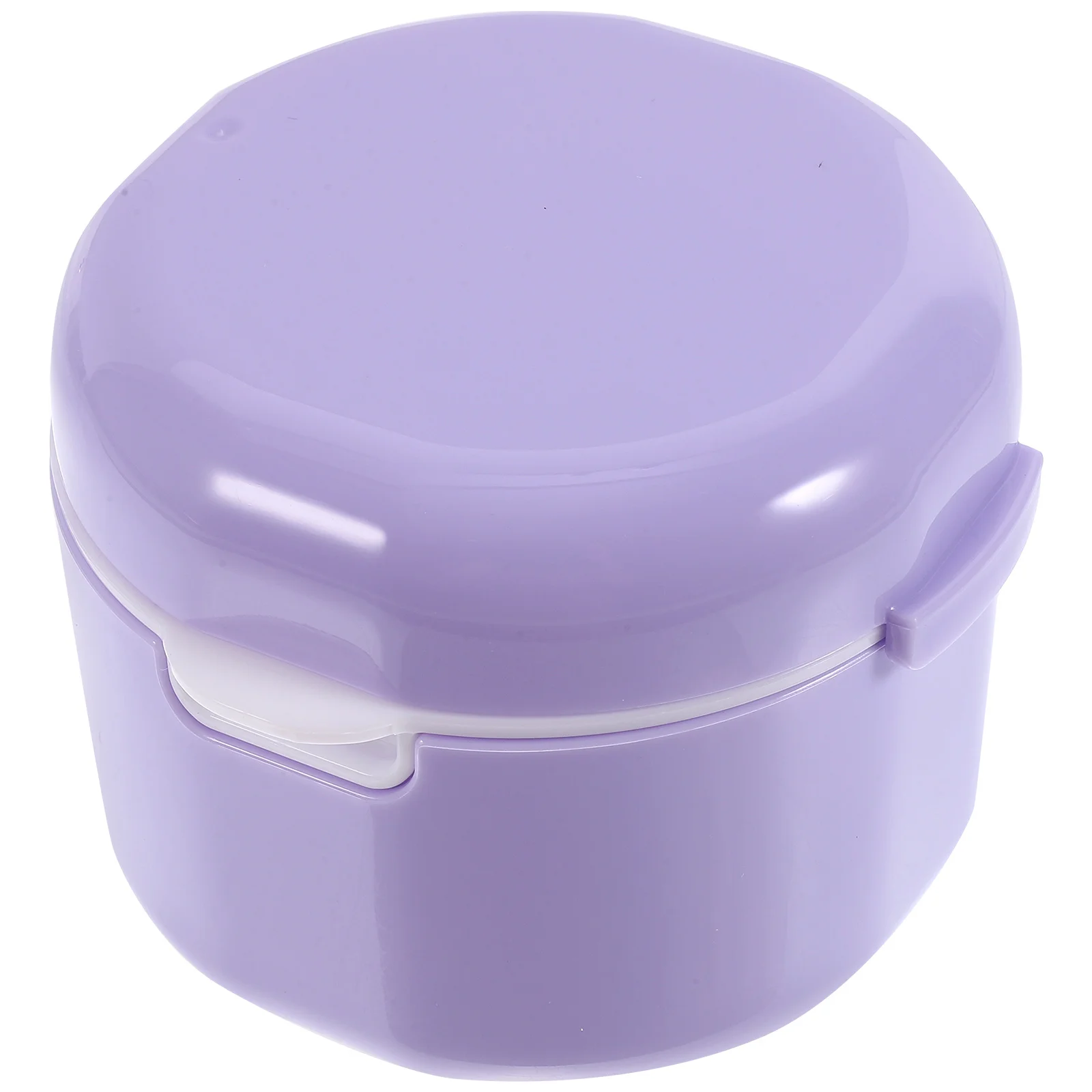 

Travel Accessories Denture Case Major Container Purple Portable Mouthguard Retainers Teeth