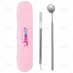 Professional 3D Volume Eyelash Extension Tweezers with Excellent Closure (A Pair Silver)