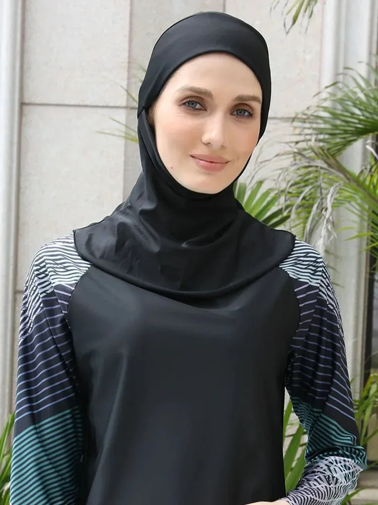여성을 위한 새로운 무슬림 히잡은 다양한 머리 둘레에 꼭 맞습니다(다양한 색상..