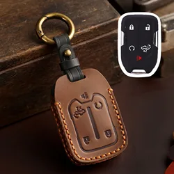 Premium Leather Remote Key Case Cover (Brown1)
