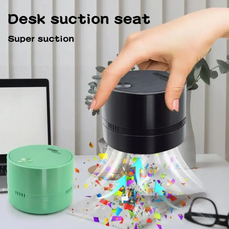 Portable Mini Desktop Vacuum Cleaner Home Office Desk Dust Keyboard Sweeper Car Vacuum Cleaner 3