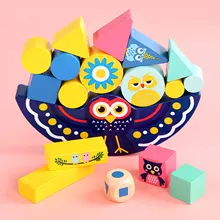 

Balance Boat Wooden Stacking Blocks Wooden Stacking Blocks Balancing Game Building Early Brain Development For Kids