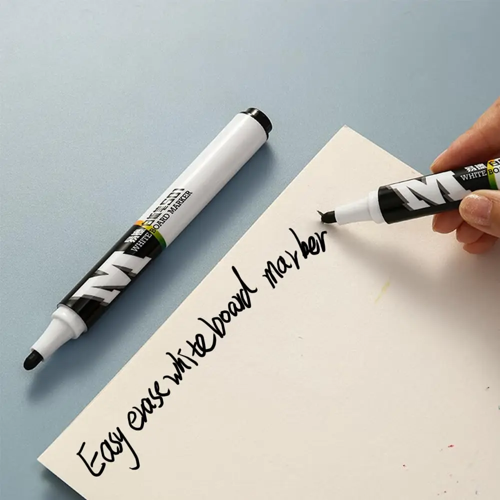 M&G 10PCS Whiteboard Markers Black Dry Erase Markers Fine Tip for Kids, Perfect for Classroom
