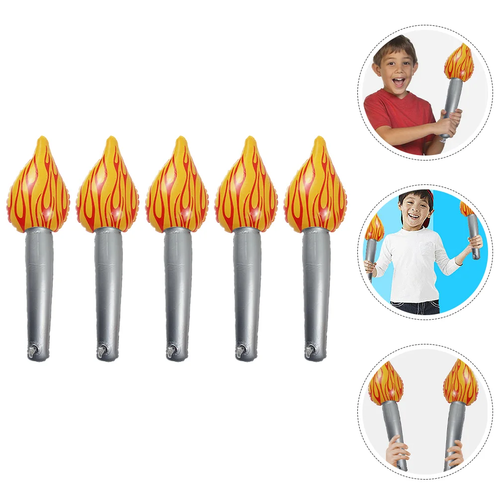 

Inflatable Torch Paris Sports Game Party Decorations Fun Flame Balloons Kids Cheering Thunder Sticks Sports Events Props