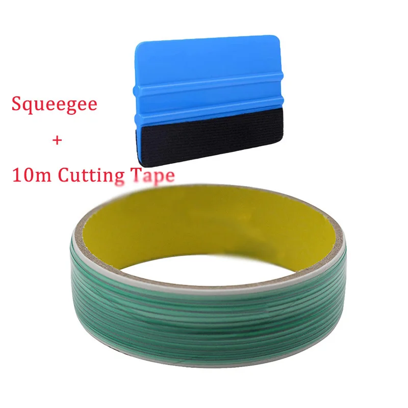 Car Vinyl Wrap Squeegee & Knifeless Finish Line Tape – 5M Trim Cutting Tool Kit