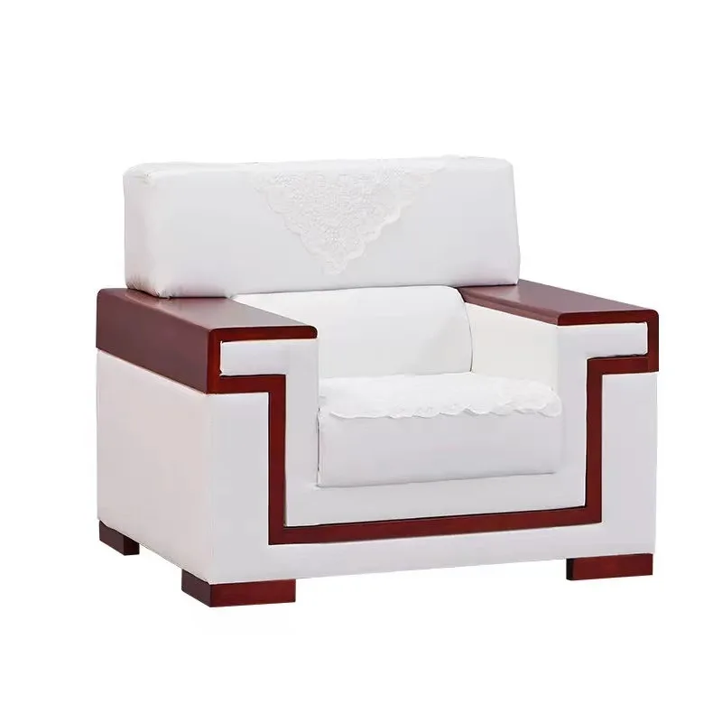 

Office reception, meeting, sofa, leader, business meeting, discussing fabric/leather single seat sofa, tea table combination