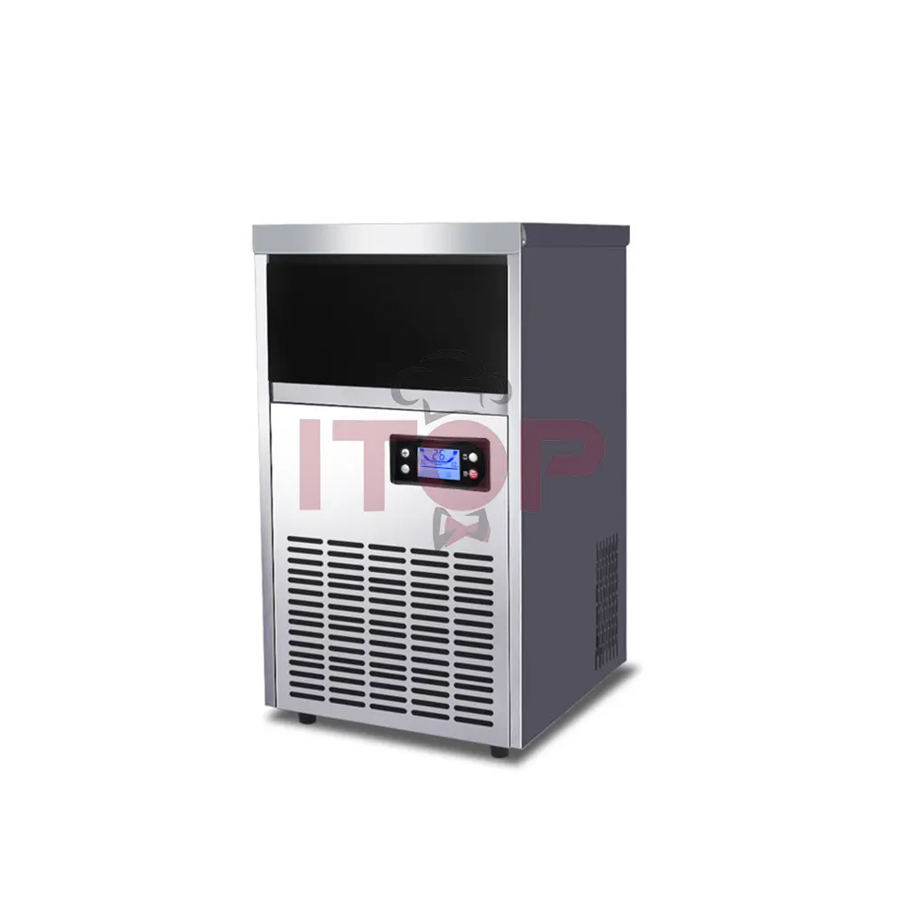 Best-Selling Commercial Ice Maker Making Equipment Industrial Ice Maker 45Kg Cube Machine In Stock For Sale Ce Certificate