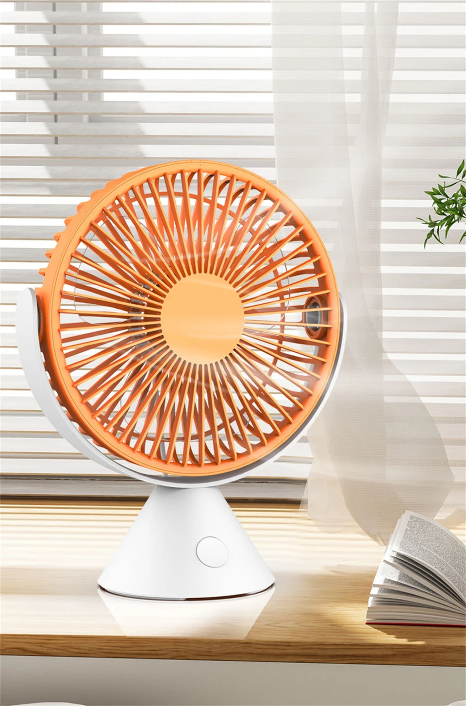 Xiaomi USB Rechargeable 4000mAh Battery Operated Wireless Air Cooling Table Fan description image 10