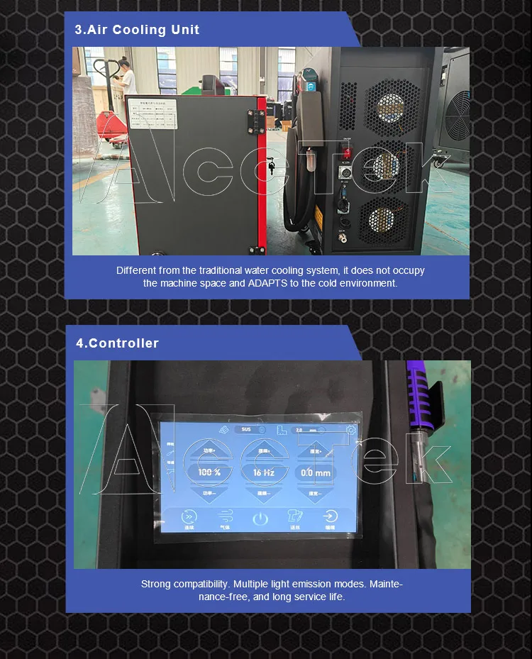 DDP Available 1200W Handheld Laser Welder Air Cooling Fiber Laser Welding Machine for Metal Welding Fast Speed 6