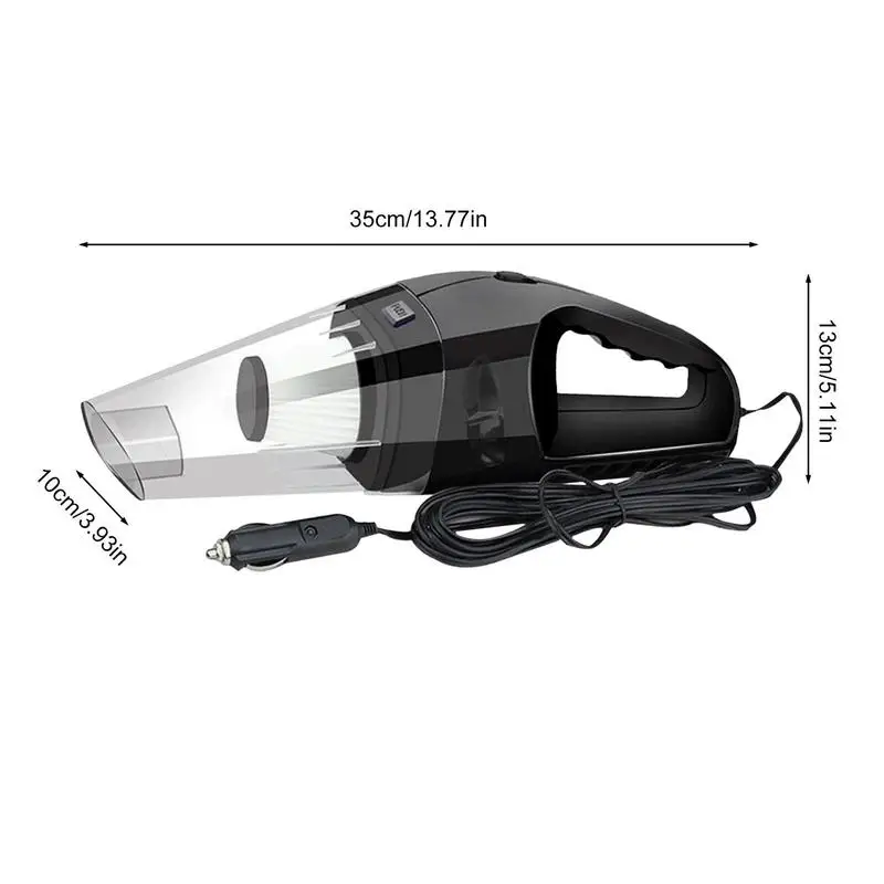 4000Pa Mini Cleaner, Car Products, Automotive Accessories, High Power Handheld Vacuum Cleaner, Power by Cigarette Lighter