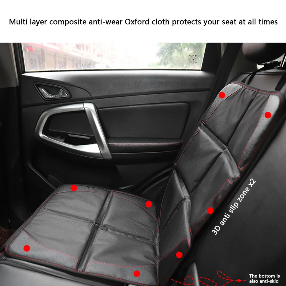 Tappetino Antiscivolo e Antigraffio per Seggiolino Auto, Cuscino Protettivo per Bambini, Accessori Auto - immagine 2