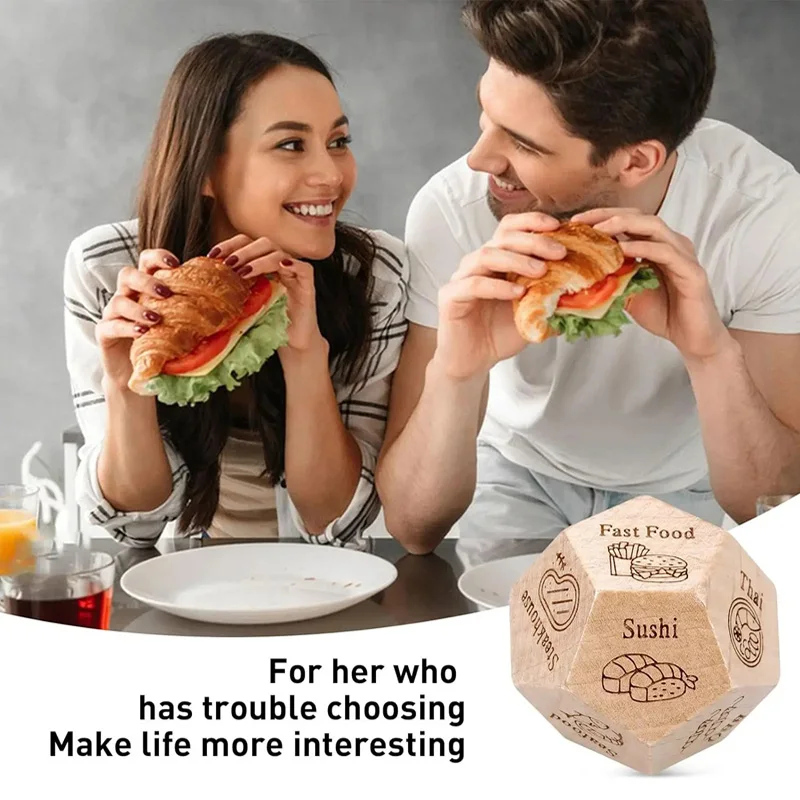 Couples Food Decision Dice 6