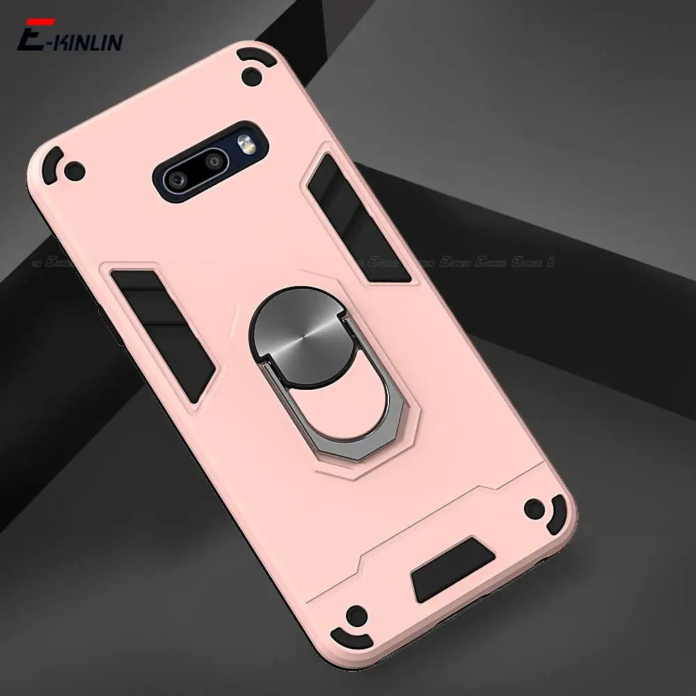 Cover Posteriore Antiurto Per Lg V60 V50S G8X Thinq 5G Custodia Per Telefono Armatura Con Supporto Magnetico