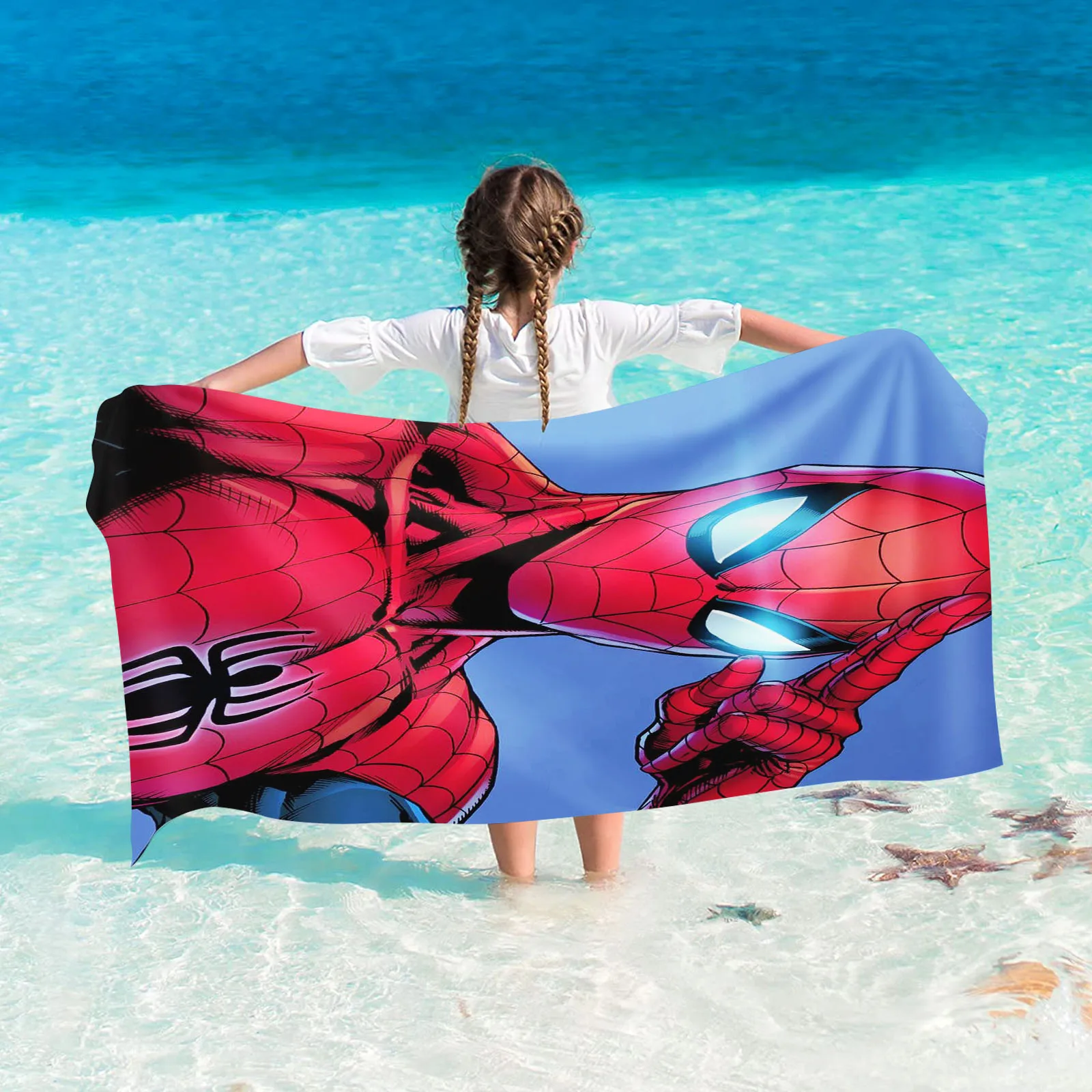 

Spider Man Towel Beach Sauna Travel Microfibre Bathroom Set Bath Towels Quick Dry Hotel Supplies Gym Accessories For Home