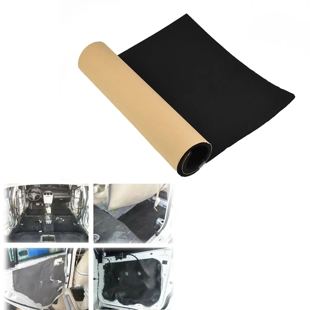 Car Auto Van Sound Proofing Deadening Insulation Foam 30cm*50cm*6mm Rubber + plastic Accessories For Vehicles