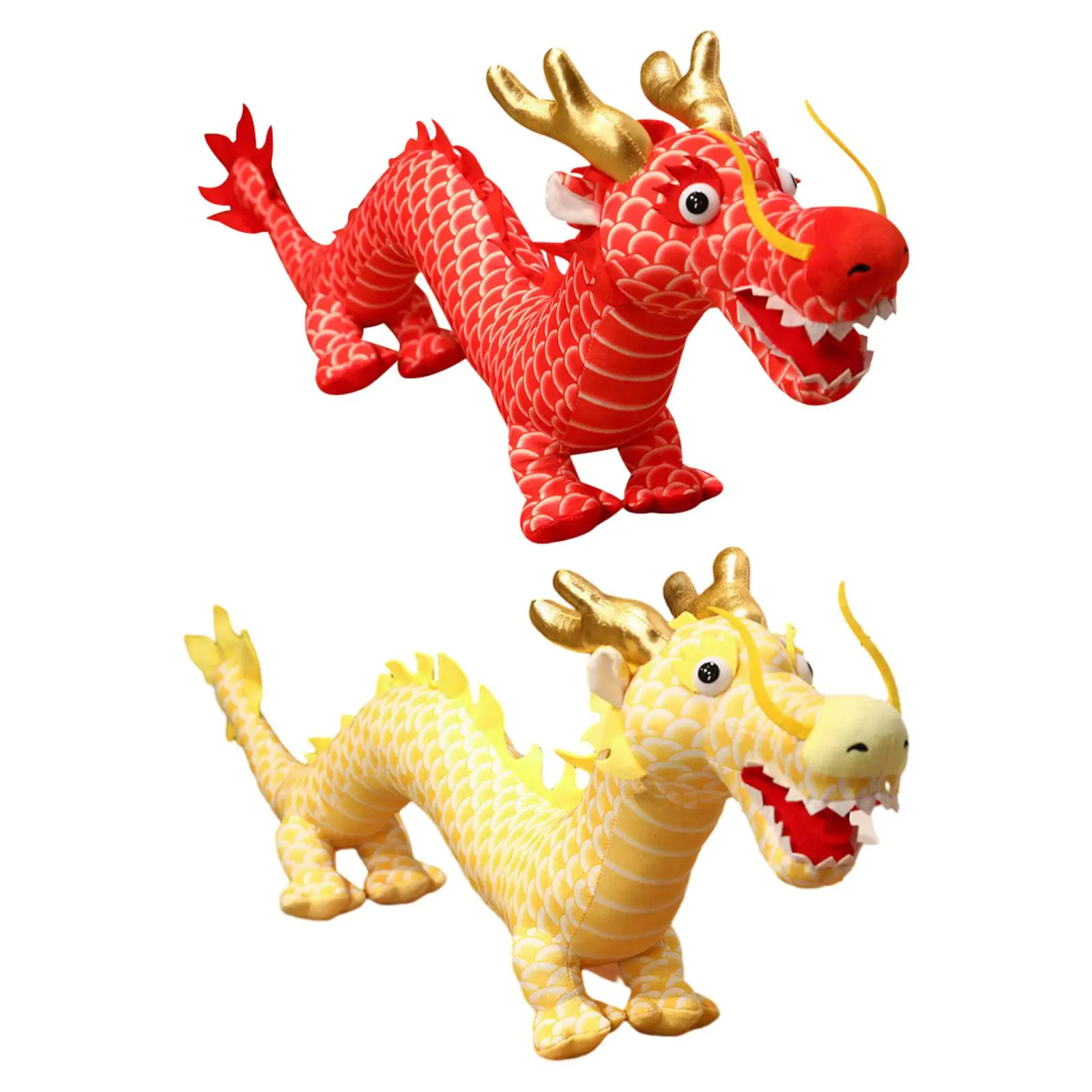 Chinese New Year Dragon Dolls Cartoon Soft Cute Photo Props Huggable Chinese Chinese New Year Dragon Dolls Cartoon Soft Cute Photo Props Huggable Chinese