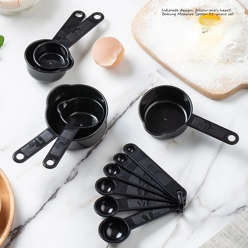 10 Piece Set Measuring Spoons and Cups Multipurpose Kitchen Gadget for ...