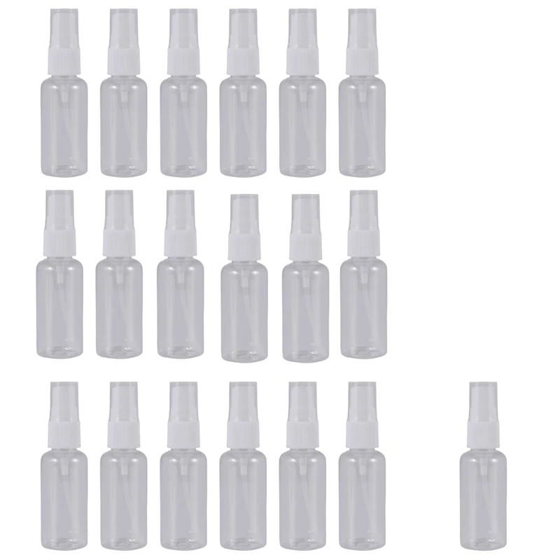 

36Pcs 30Ml/1Oz Mini Fine Mist Spray Bottles Refillable Bottles Small Empty Clear Plastic Travel Size Bottles
