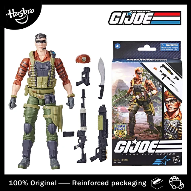 15Cm Hasbro G.I. Joe Classified Series Tiger Force Flint #89 Action Figure Movie Anime Collection Hobby Original Model Toy Gifts