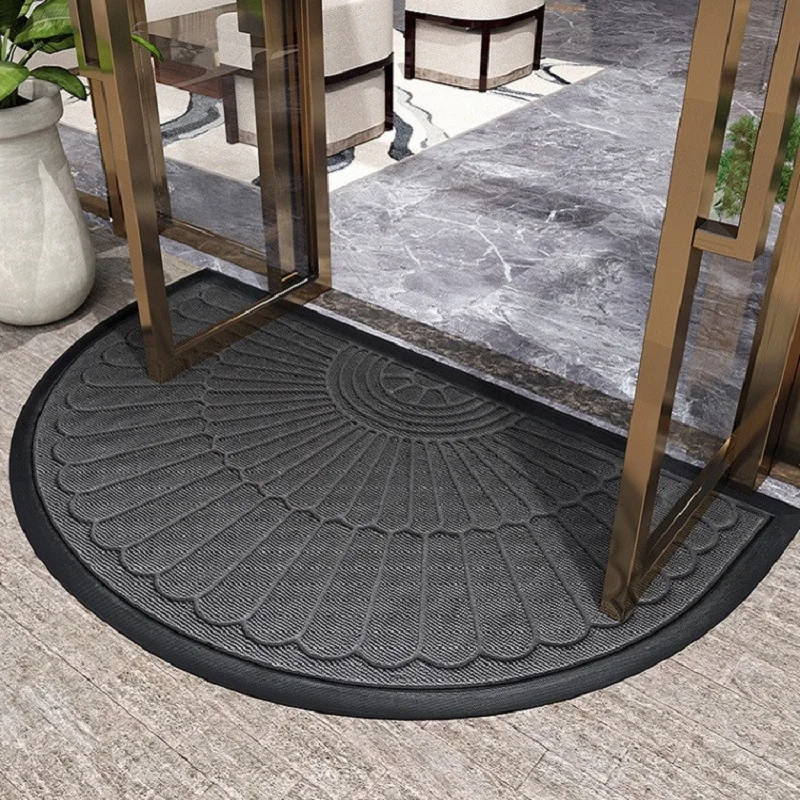 Front Door Mat Indoor Outside Entrance – Outdoor Door Mats Entry Mat Heavy  Duty Non Slip Water Absorbent Dirt Trapper Welcome Mats Doormats for  Entryway Doorway – 17”X30” Black and Grey –