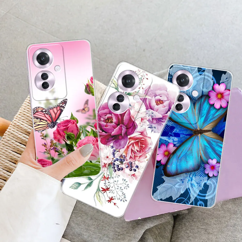 Crystal Clear Soft Silicone Shockproof Phone Case for OPPO Reno11 F 5G – Ultra Protection Coque