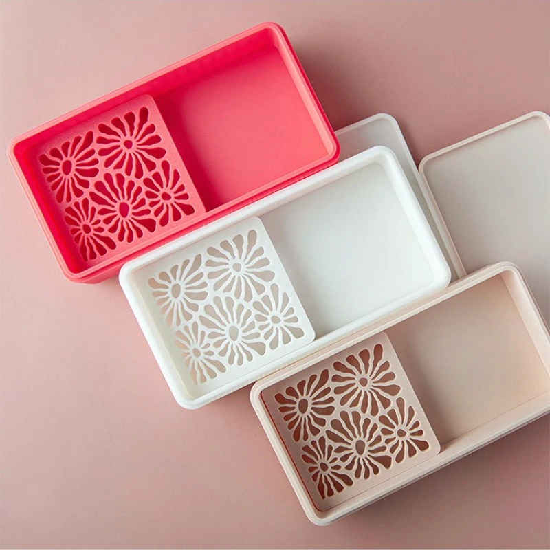 Soft Pottery Mold Powder Storage Box Anti Stick Corn Starch Container