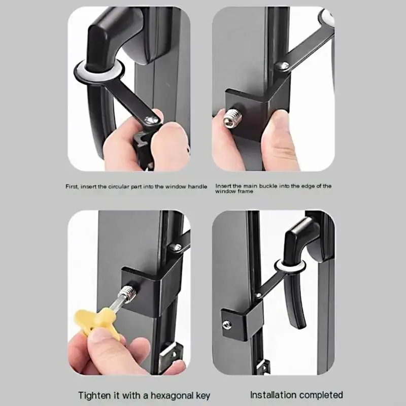 594C Fixed Window Limiter Latches Position Stopper Window Limiter Safety Lock