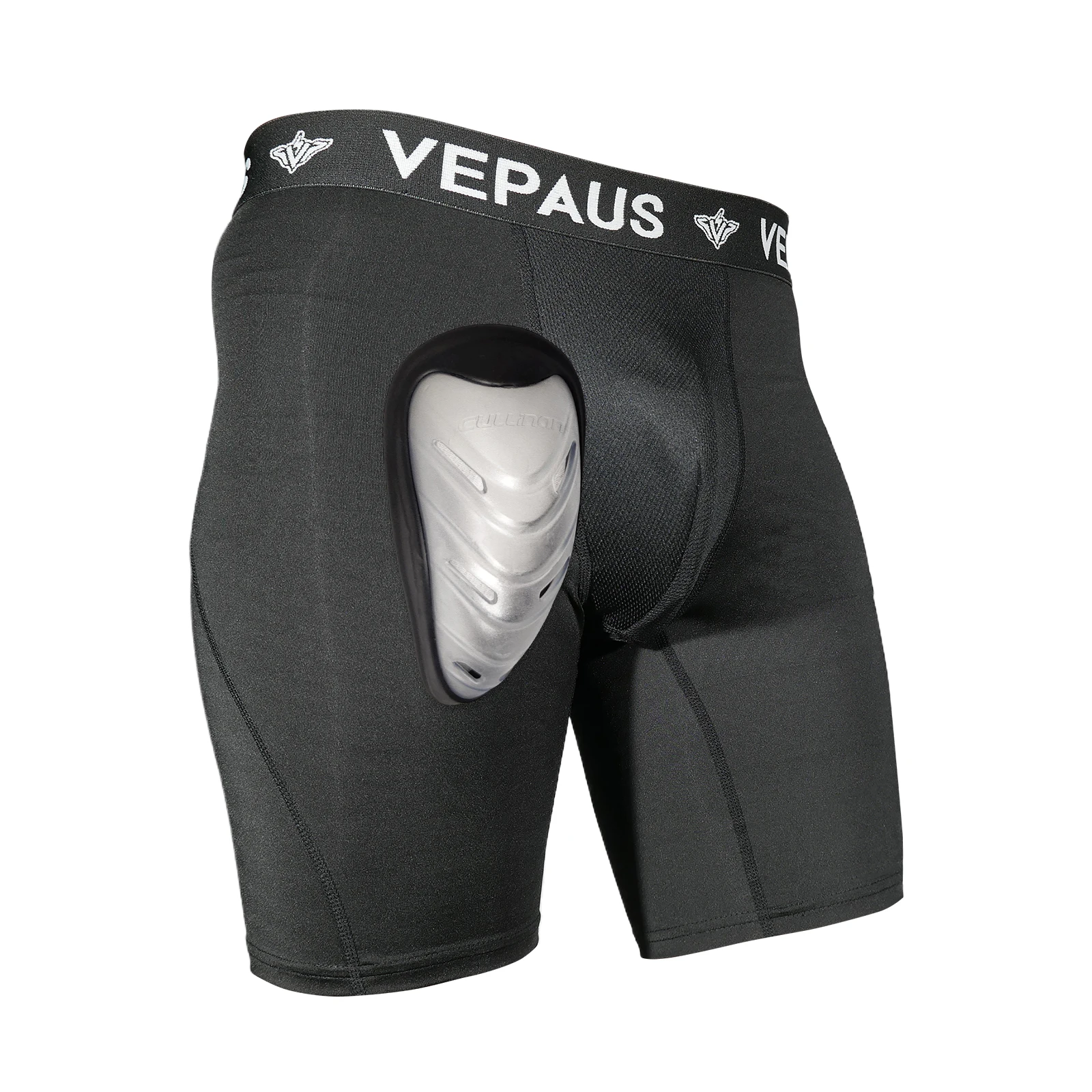 VEPAUS Boys Compression Shorts with Protective Bio-Flex Cup