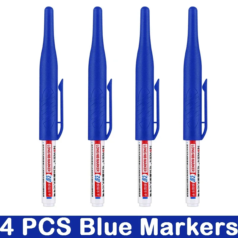 Deep Hole Long Nib Markers for Waterproof Art and Woodworking
