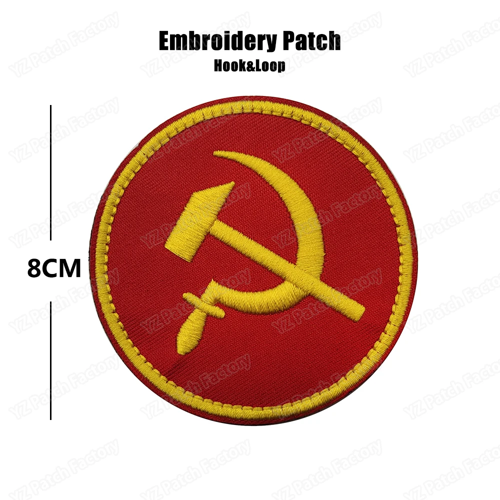 Zippers 1PCS Full Embroidery Belarus Chechnya Flag Patch Backpack Bag Jacket Armband Badge Hook and Loop Double Side 8cm * 5 cm DIY Craft Supplies Fabric & Sewing Supplies