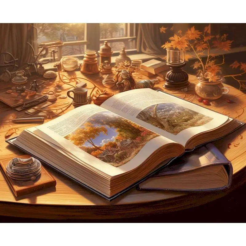 Scenic Landscape DIY Acrylic Paint Kit with Canvas Frame - Home Decor Art Set