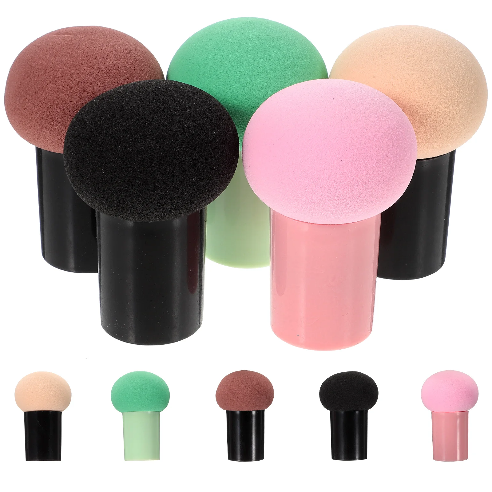 

10Pcs Mushroom Type Makeup Sponge Puff Both Wet and Tool Supplies