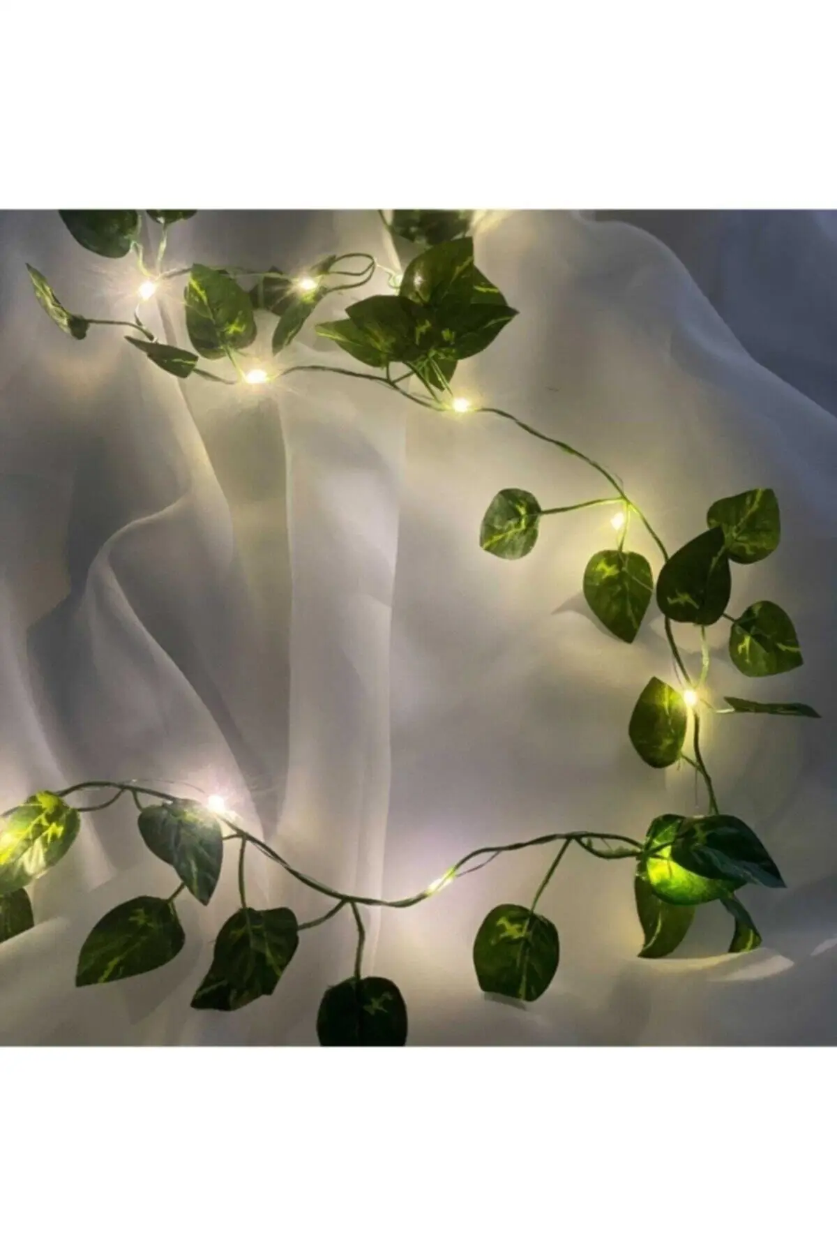 Decorative Green Leaf Artificial 230cm Ivy And 3mt Fairy Led Day Light