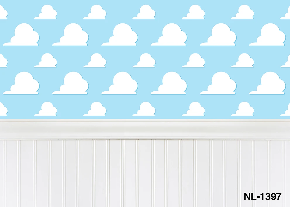 Fotohintergrund Wolken & Blauer Himmel – 150x90 Cm Für Kindergeburtstag & Fotoshooting