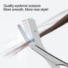 Stainless Steel Eyebrow Scissors With Eyebrow Comb High Quality Makeup Scissors Eyebrow Trimming Knife Hair Remover Shaver Tool 6