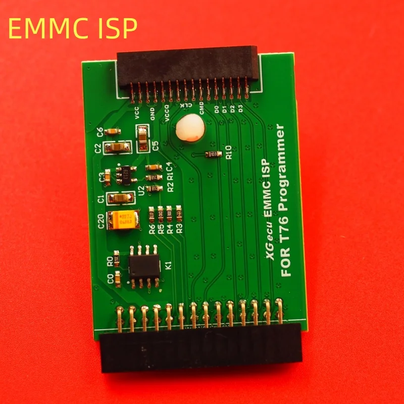 T76 프로그래머용 100% 오리지널 XGECU EMMC ISP 연결 케이블 특수 어댑터 보드 EMMC 인서킷 프로그래밍