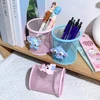 Stitch Iron Mesh Notebook Cup, Stitch Fans' Office and School Cute Desktop Stationery Pen Holder Pencil Box 3