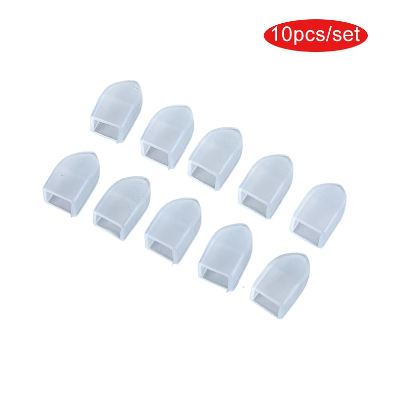 B Baosity Zahnkappen 1 Paar - Hip Hop Grillz Silber Mit Silikon