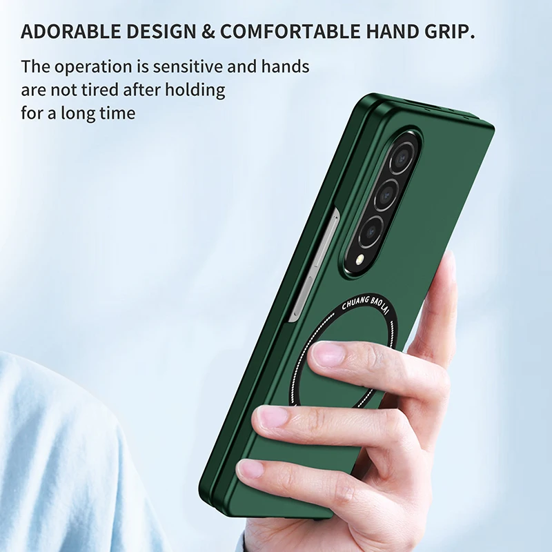 Magnetic Wireless Charging Shockproof & Anti-Fingerprint Case with Magsafe Compatibility