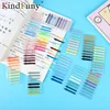 2400 Sheets Transparentes Sticky Notes Self-Adhesive Annotation Read Books Bookmarks Tabs Notepad Aesthetic Stationery 1