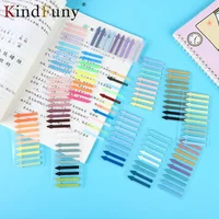 2400 Sheets Transparentes Sticky Notes Self-Adhesive Annotation Read Books Bookmarks Tabs Notepad Aesthetic Stationery 1