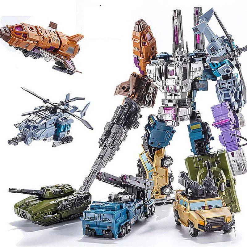 

Transformation Bruticus 5 IN 1 G1 PT05 PT-05 Oversize 27CM Anime Action Figure Robot Kids Combination Deformed Collection Toys