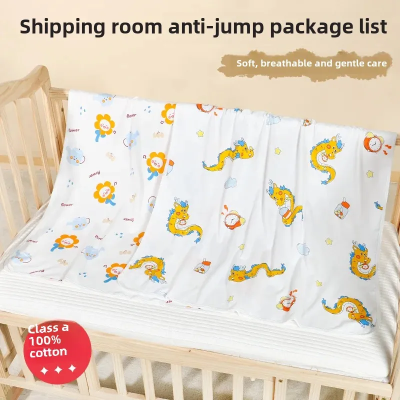 Pure Cotton Thin Newborn Swaddle Blanket Baby Wrap Necessary for Delivery Room Infant Wrapping Towel Comfortable Soft Fabric