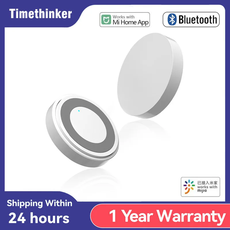 Timethinker-ptx Smart sem Fio Mini Chave Interruptor Conexão Bluetooth Botão Remoto Home Security Trabalhar com Xiaomi mi Home App