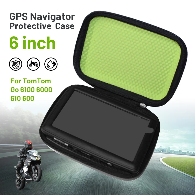 6 Inch Gps Hard Carrying Case Cover Sat Nav Car Waterproof Gps Navigator Protective Holder For Tomtom Go 6100 6 000 610 600 - Accessories - AliExpress