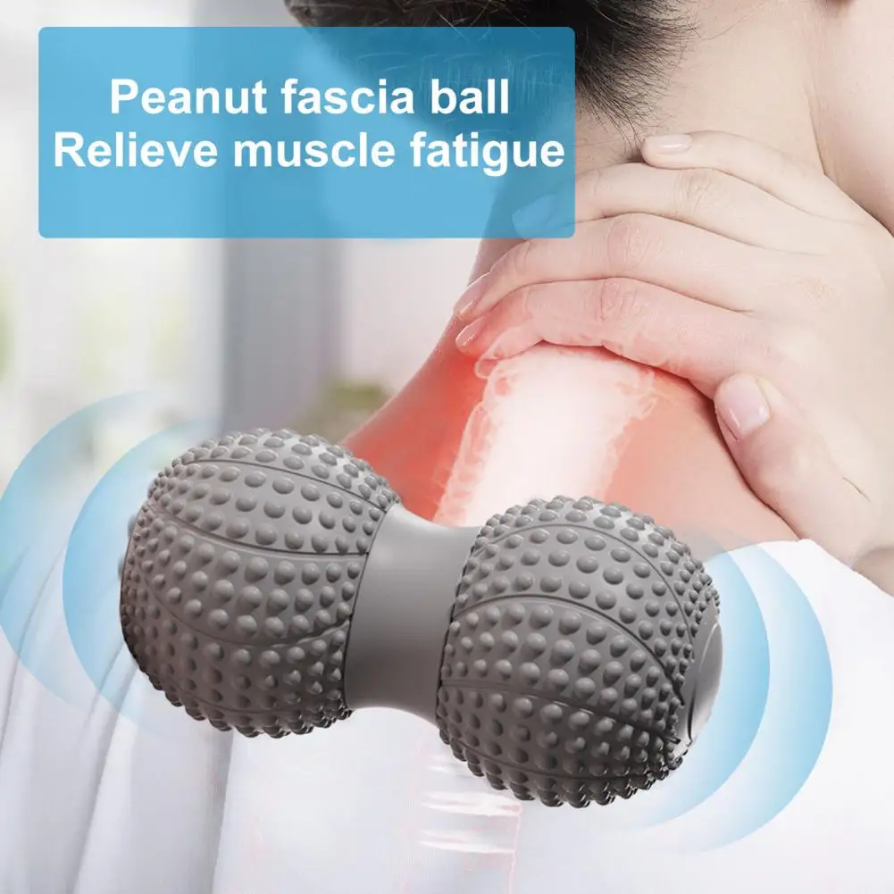 Yoga Peanut Balls Body Massage Fascia Ball Suit Foam Block High Density Muscle Relaxation Lacrosse Exercise Fitness Relieve Pain